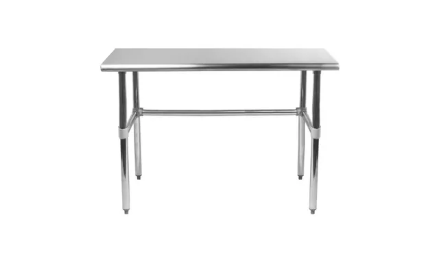 AmGood AMGWT-3636-RCB — Work Table, 18-ga 430 stainless steel