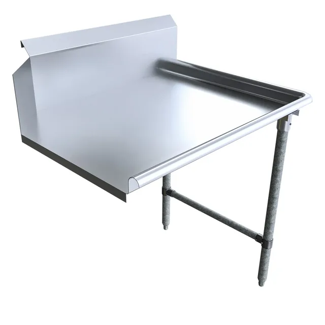 BK Resources BKCDT-36-R — Dish Table, 18-ga 304 stainless steel
