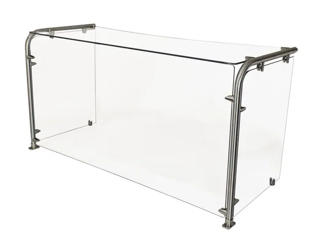 BK Resources SG-90CS-48G — Food Shield, 48" wide, 18-ga stainless steel