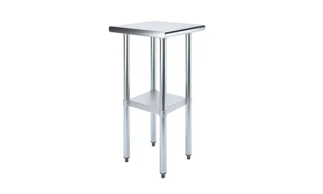 AmGood AMGWT-1818 — Work Table, 18"W x 18"D, 18-ga 430 stainless steel