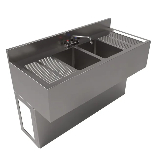 BK Resources UBB-21-248TS — Underbar Unit, stainless steel