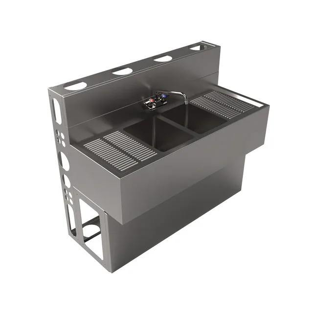 BK Resources UBDW-18-248TS — Underbar Unit, stainless steel