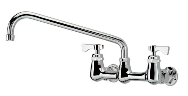 Krowne 14-812L — Wall-Mount Faucet, 8"" Centers, 12" Spout