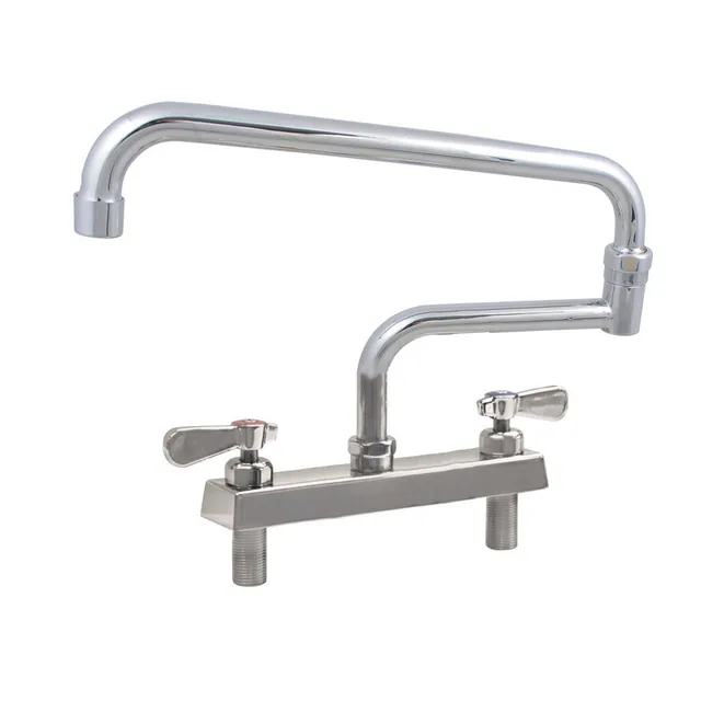 BK Resources EVO-8DM-18 — Deck-Mount Faucet, 18" Spout