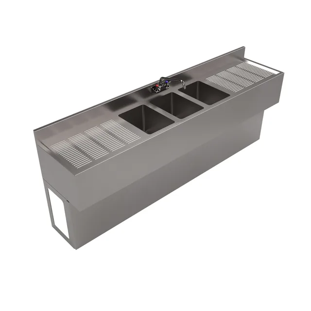BK Resources UBB-18-384TS — Underbar Unit, stainless steel