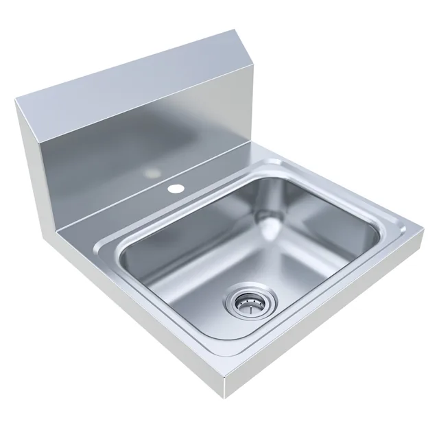 BK Resources BKHS-D-1410-1 — Hand Sink, 17"W x 17"D x 13"H, stainless steel