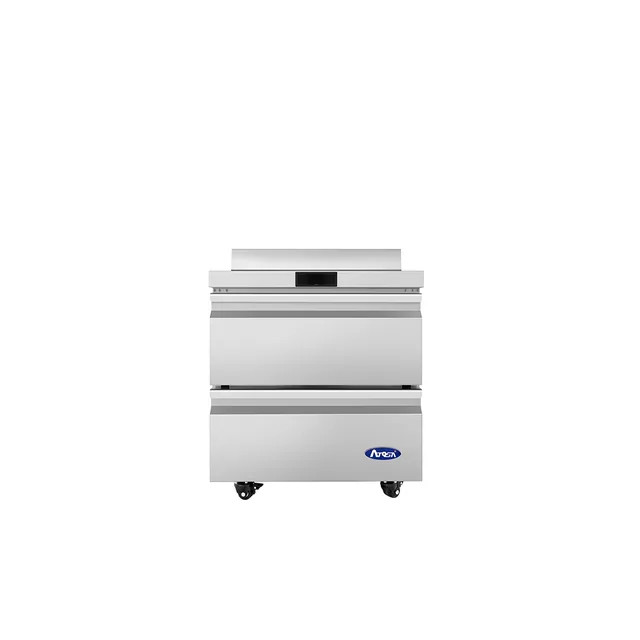 Atosa AWR27D2 — Undercounter Freezer with Backsplash, 30"W x 27.5"D, 6.53 cu ft