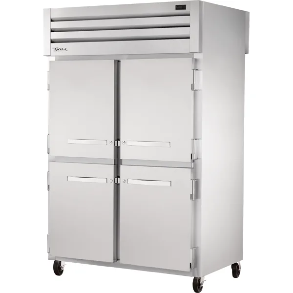 True STA2RPT-4HS-2G-HC — Reach-In Refrigerator with 8 Glass Doors, 52.63"W x 36.13"D x 77.75"H, 48.01 cu ft