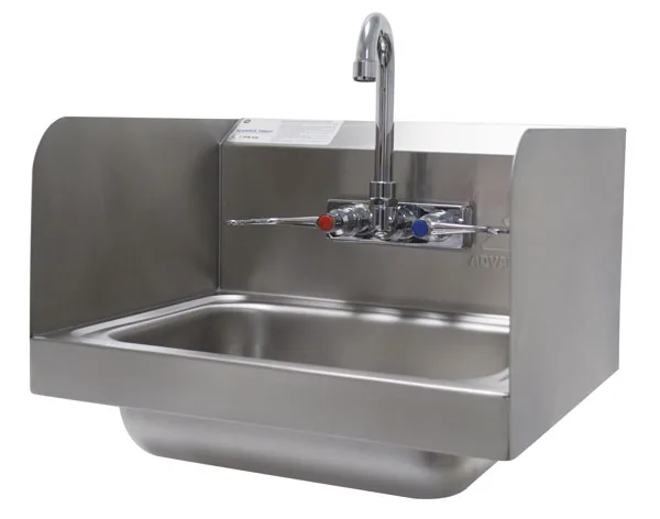 Advance Tabco 7-PS-66R — Hand Sink, 14"W x 10"D, 20-ga stainless steel