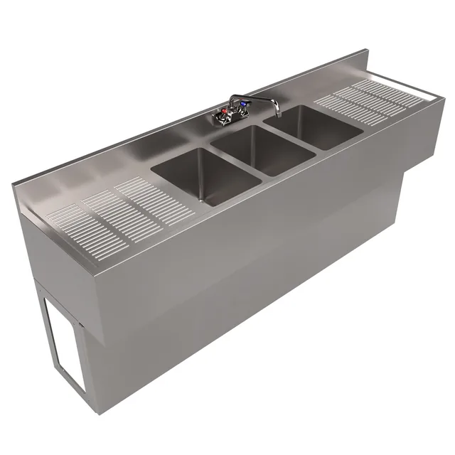 BK Resources UBB-18-372TS — Underbar Unit, stainless steel