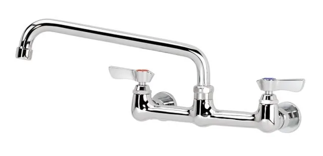 Krowne 12-810L — Wall-Mount Faucet, 8"" Centers, 10" Spout