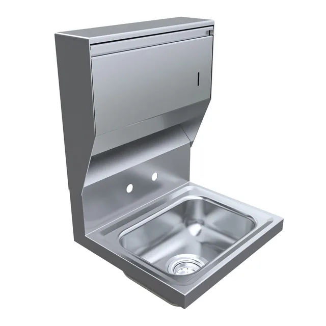 BK Resources BKHS-W-1410-4D-TD — Hand Sink, 17"W x 15.5"D, stainless steel