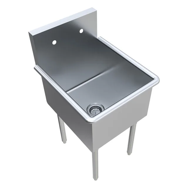 BK Resources BK8BS-1-1821-14 — 1-Compartment Sink, 21"W x 24.5"D x 41"H, stainless steel