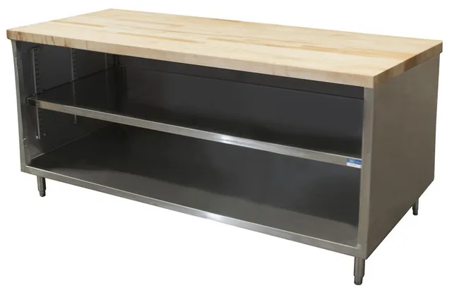 BK Resources CMT-3072 — Cabinet Base Work Table, 72"W x 30"D x 34.75"H, stainless steel