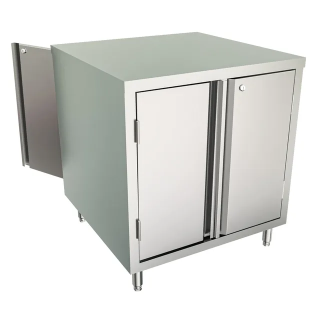 BK Resources CST-3030HL2 — Cabinet Base Work Table, 30"W x 30"D x 34.75"H, stainless steel