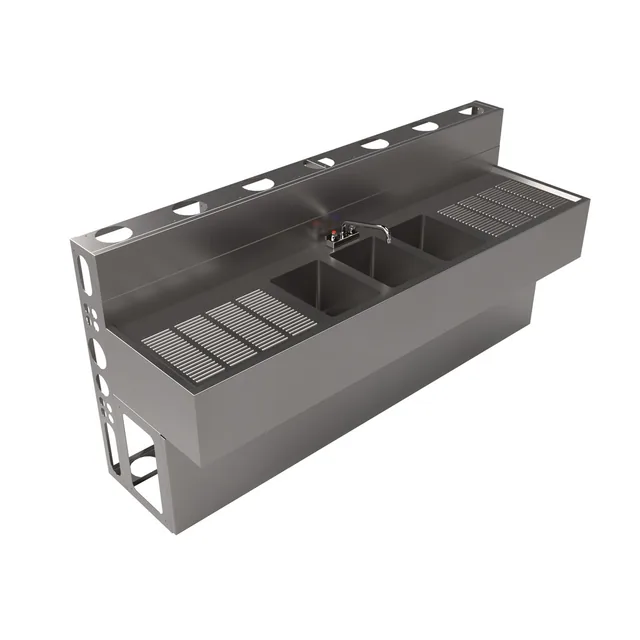 BK Resources UBDW-21-384TS — Underbar Unit, stainless steel
