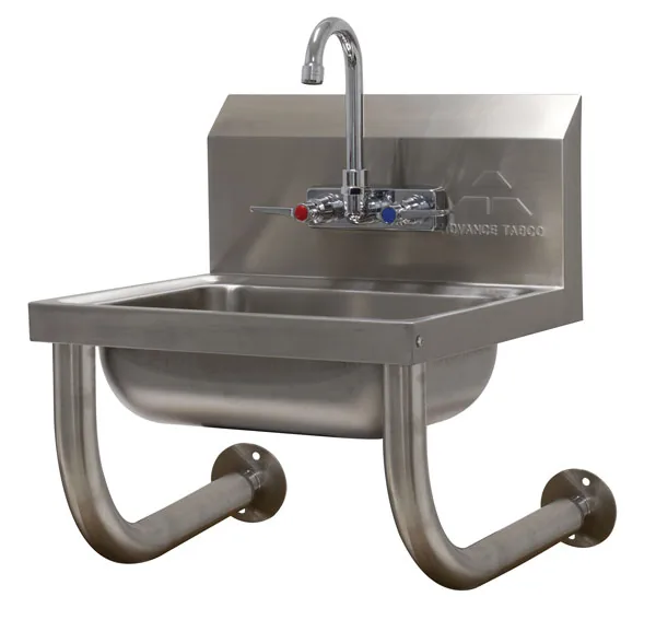 Advance Tabco 7-PS-57 — Hand Sink, 14"W x 10"D, 20-ga stainless steel