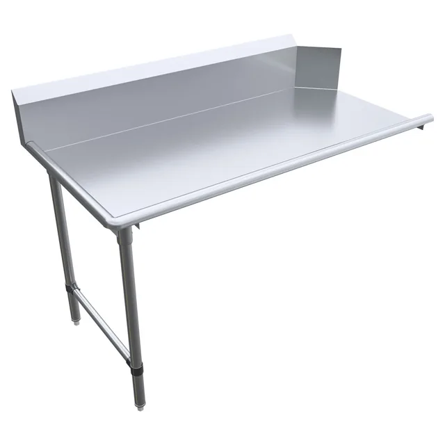 BK Resources BKCDT6-60-L-SS — Dish Table, 16-ga