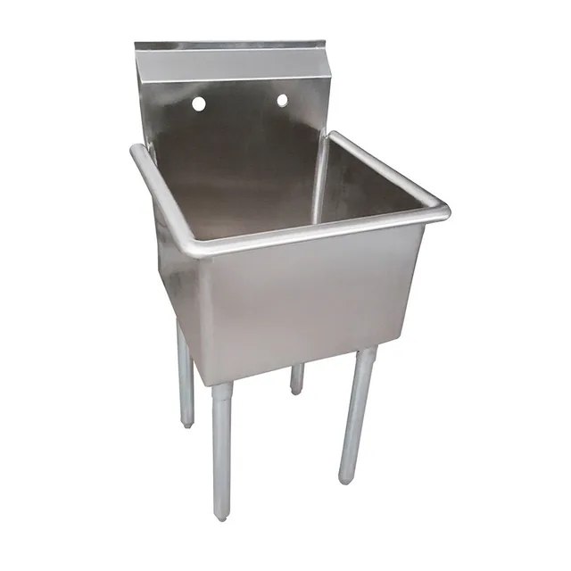 BK Resources BKUS-1-18-14 — 1-Compartment Sink, 18"W x 18"D, stainless steel