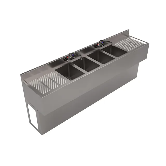 BK Resources UBB-18-484TS — Underbar Unit, stainless steel