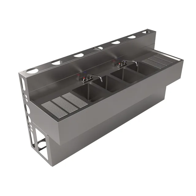 BK Resources UBDW-21-484TS — Underbar Unit, stainless steel