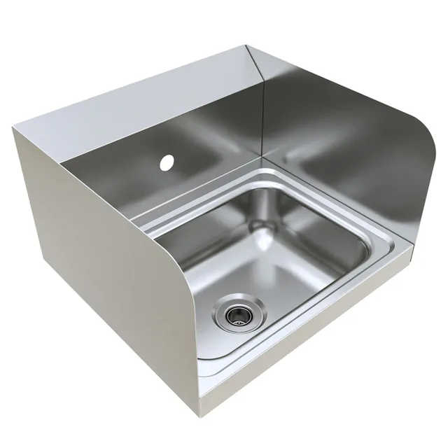 BK Resources BKHS-W-1410-1-SS — Hand Sink, 17"W x 15.5"D x 13.12"H, stainless steel