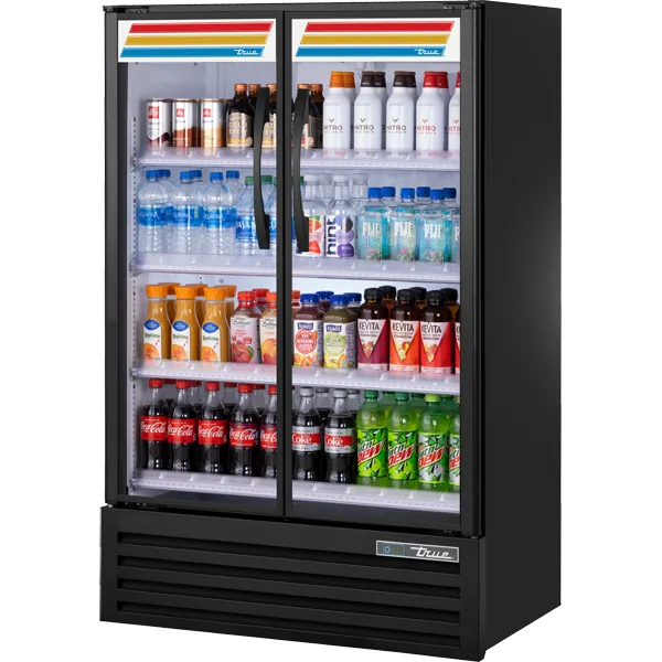 True TVM-36SL-HC~VM03 — Glass-Door Merchandiser with 2 Doors, 36"W x 21.38"D