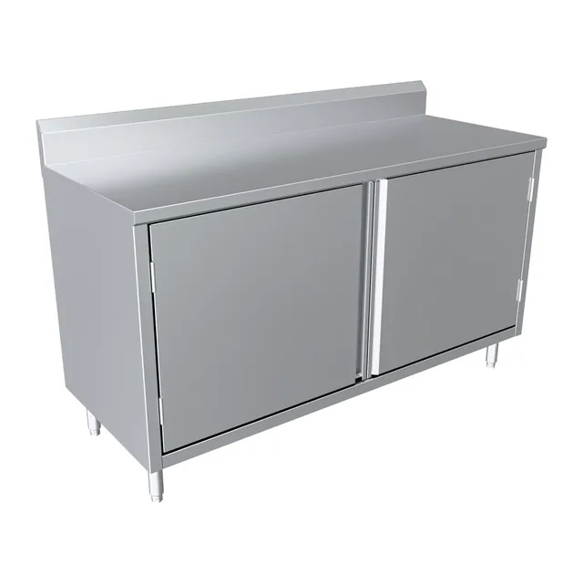 BK Resources CSTR5-2460H — Cabinet Base Work Table, 60"W x 24"D x 39.75"H, stainless steel