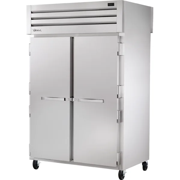 True STG2RPT-2S-2G-HC — Reach-In Refrigerator with 8 Glass Doors, 52.63"W x 36.13"D x 77.75"H, 48.01 cu ft