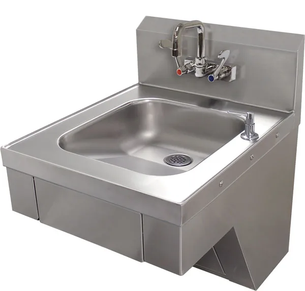 Advance Tabco 7-PS-77-E — ADA Wall-Mount Hand Sink, 16"W x 14"D, 20-ga 304 stainless, sensor