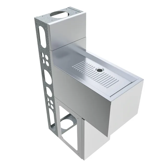 BK Resources UBDW-21-DB12 — Underbar Unit, stainless steel
