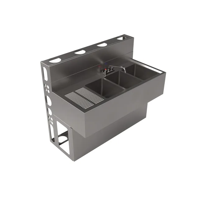 BK Resources UBDW-21-348LS — Underbar Unit, stainless steel