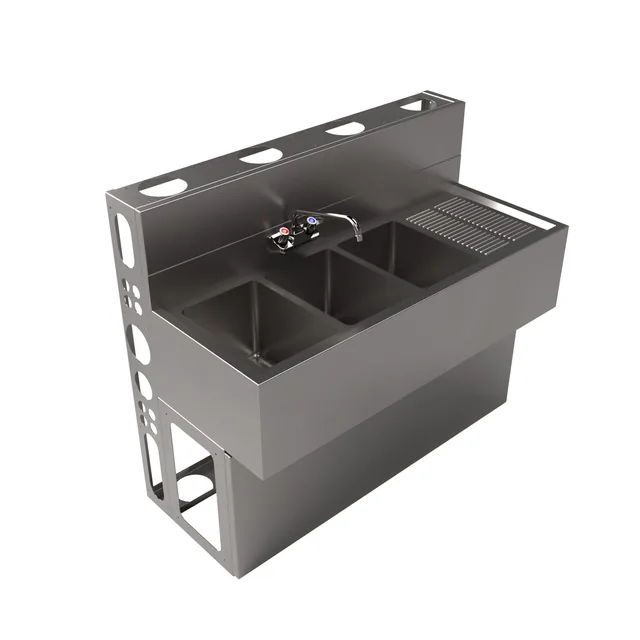 BK Resources UBDW-18-348RS — Underbar Unit, stainless steel