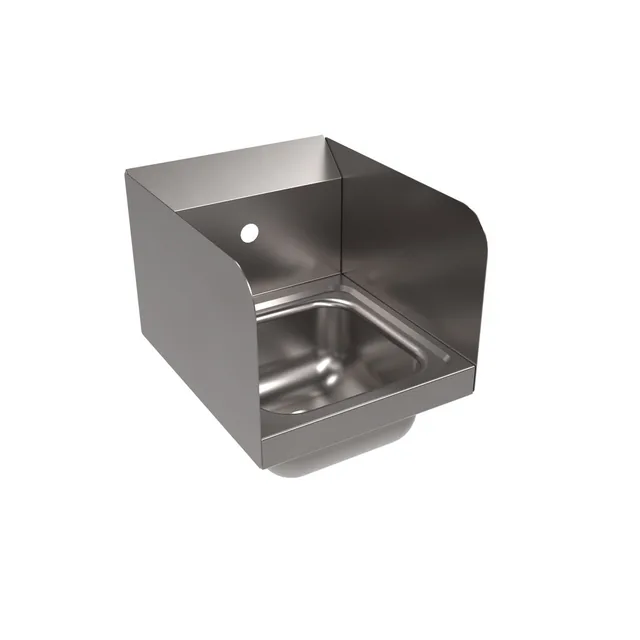 BK Resources BKHS-W-SS-1-SS — Hand Sink, 9"W x 9"D, 20-ga 304 stainless steel