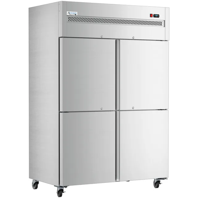 Avantco Refrigeration 178Z2R4K — Reach-In Refrigerator with 4 Solid Doors, 53.98"W x 32.2"D x 81.69"H, 42.34 cu ft