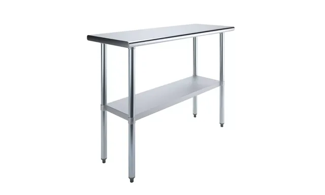 AmGood AMGWT-1848 — Work Table, 48"W x 18"D, 18-ga 430 stainless steel