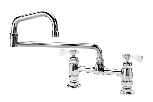 Krowne 15-818L — Deck-Mount Faucet, 8"" Centers, 18" Spout