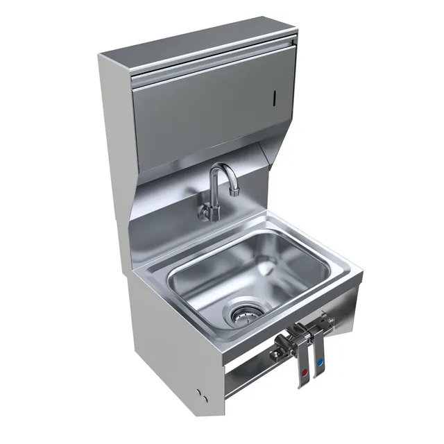 BK Resources BKHS-W-1410-1-4DTDPG — Hand Sink, 14"W x 10"D, stainless steel