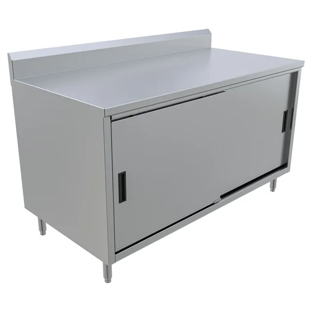 BK Resources CSTR5-3060S — Cabinet Base Work Table, 60"W x 30"D x 39.75"H, stainless steel