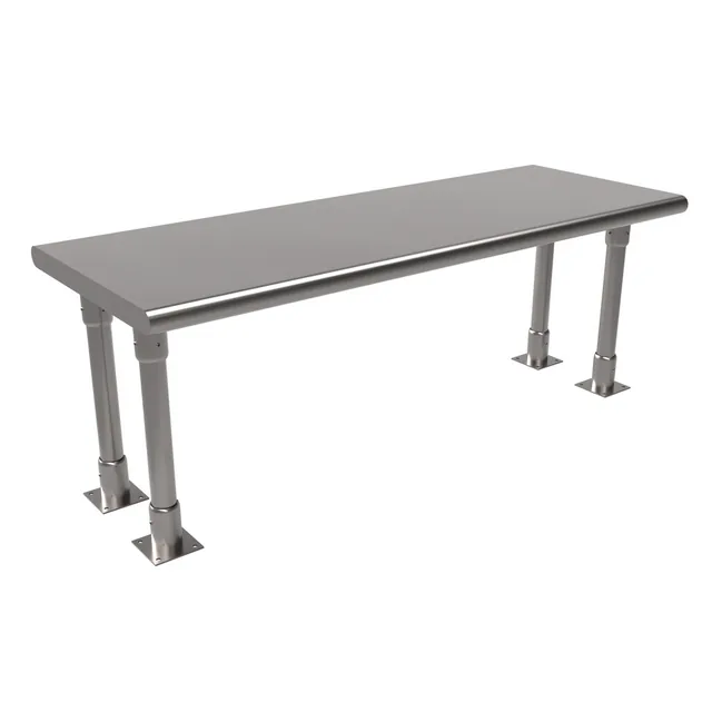 BK Resources BK-OSS-1848BN — Overshelf, 48"W x 18"D, stainless steel