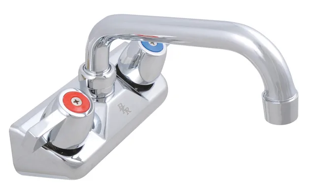 BK Resources BKF-W-6-G — Splash-Mount Faucet, 6" Spout