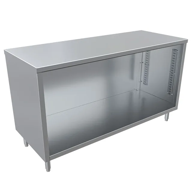BK Resources CST-2460 — Cabinet Base Work Table, 60"W x 24"D x 34.75"H, 14-ga 304 stainless steel