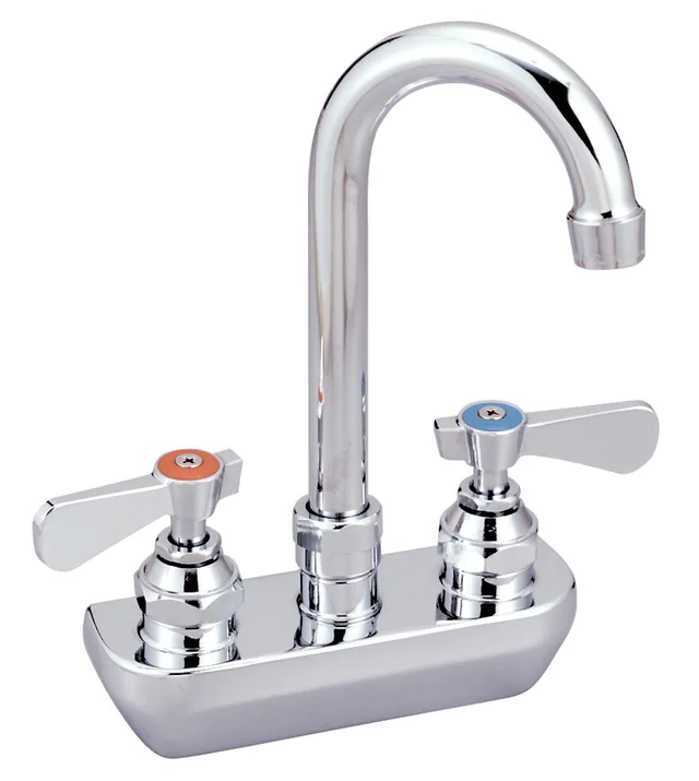 BK Resources BKF-4SM-3G-G — Splash-Mount Faucet, 3.5" Spout