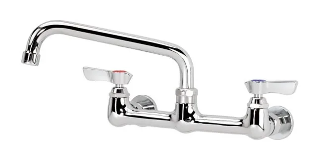 Krowne 12-808L — Wall-Mount Faucet, 8"" Centers, 8" Spout