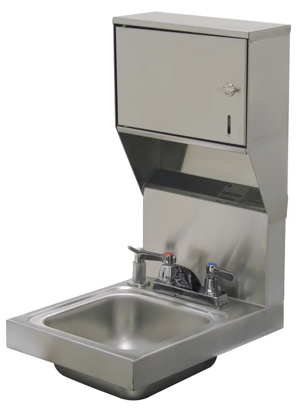 Advance Tabco 7-PS-73 — Hand Sink, 9"W x 9"D, 20-ga stainless steel