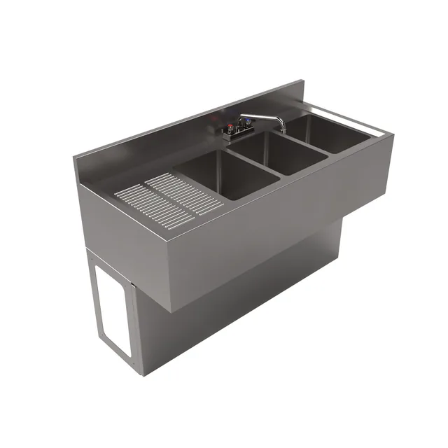 BK Resources UBB-21-348LS — Underbar Unit, stainless steel