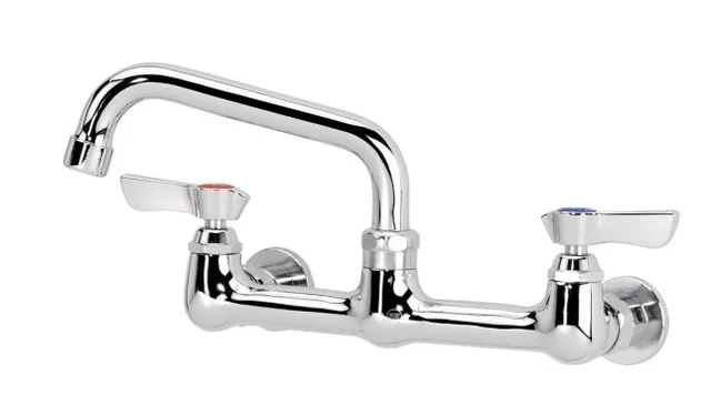 Krowne 12-806L — Wall-Mount Faucet, 8"" Centers, 6" Spout