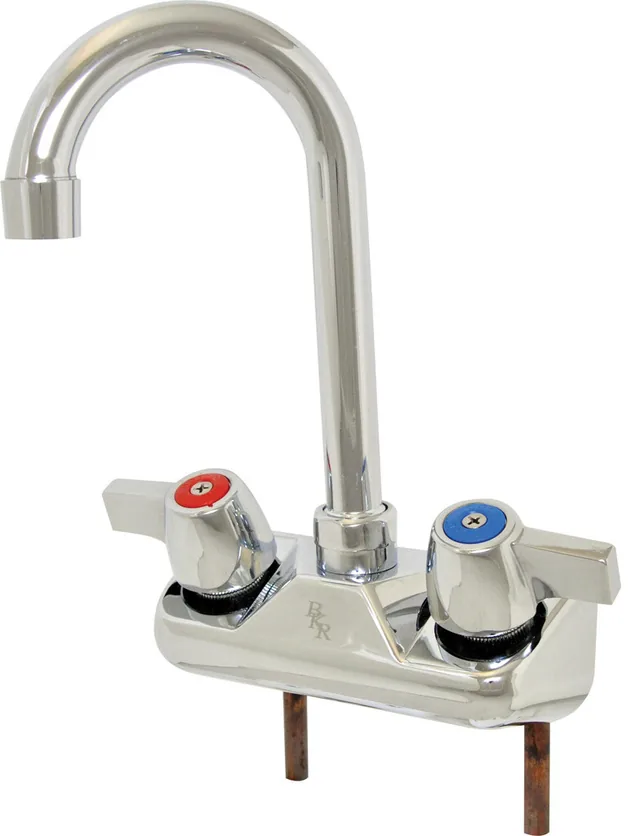 BK Resources BKF-W2-3G-G — Splash-Mount Faucet, 3.5" Spout