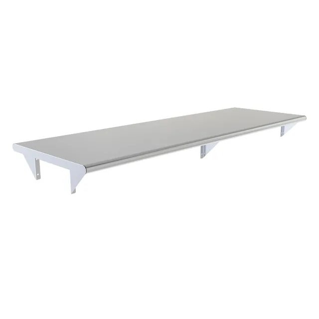 BK Resources PTS-2472 — Shelf, 72"W x 24"D, 16-ga 304 stainless steel