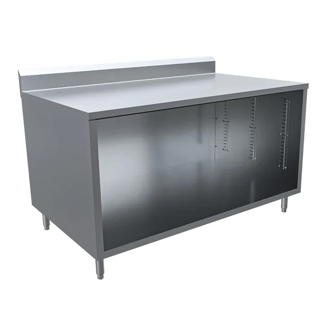 BK Resources CSTR5-3660 — Cabinet Base Work Table, 60"W x 36"D x 39.75"H, stainless steel